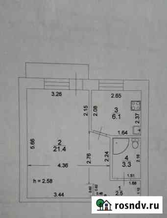 1-комнатная квартира, 33.3 м², 4/5 эт. на продажу в Марксе Маркс