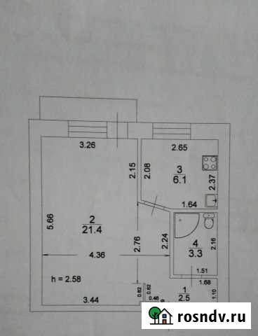 1-комнатная квартира, 33.3 м², 4/5 эт. на продажу в Марксе Маркс - изображение 1