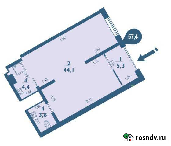 Свободного назначения 57.4 кв.м. Щёлково - изображение 1