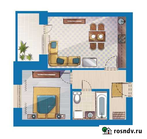 1-комнатная квартира, 38.3 м², 5/5 эт. на продажу в Стерлитамаке Стерлитамак - изображение 1