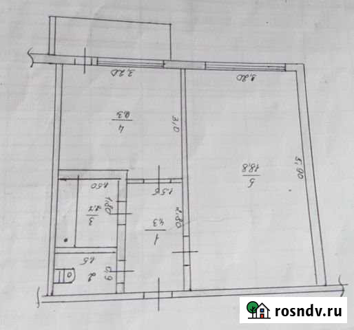 1-комнатная квартира, 37 м², 4/5 эт. на продажу в Добринке Добринка - изображение 1