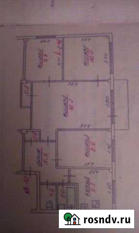 4-комнатная квартира, 57.8 м², 3/5 эт. на продажу в Петрозаводске Петрозаводск - изображение 1