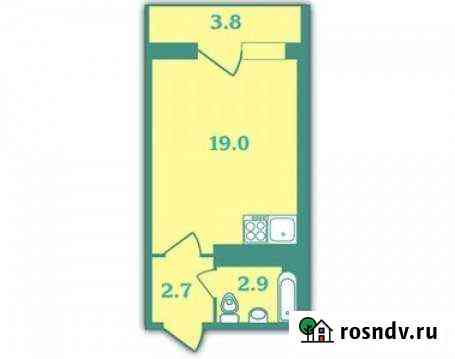 Квартира-студия, 26.1 м², 19/25 эт. на продажу в Пушкине Пушкин