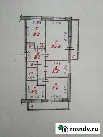 4-комнатная квартира, 72.2 м², 3/5 эт. на продажу в Оршанке Оршанка - изображение 1