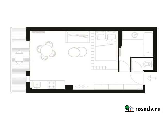 Комната 27 м² в 4-ком. кв., 2/2 эт. на продажу в Севастополе Севастополь - изображение 1