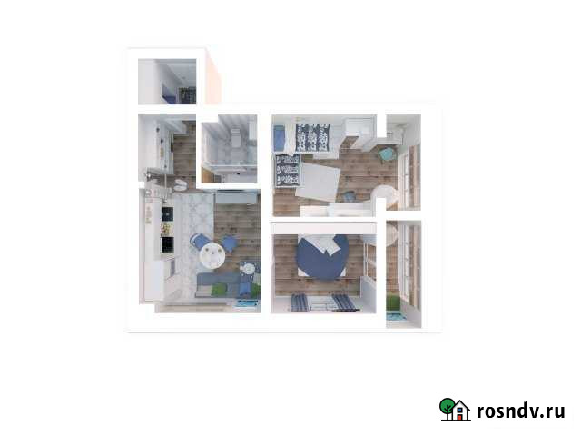 3-комнатная квартира, 55.7 м², 5/18 эт. на продажу в Иркутске Иркутск - изображение 1