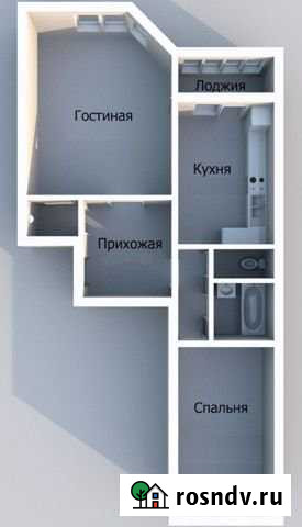 2-комнатная квартира, 60.4 м², 12/17 эт. на продажу в Туле Тула - изображение 1