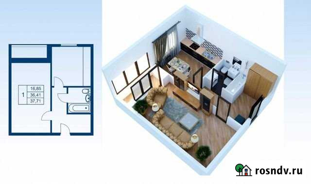 1-комнатная квартира, 38 м², 1/9 эт. на продажу в Костроме Кострома - изображение 1