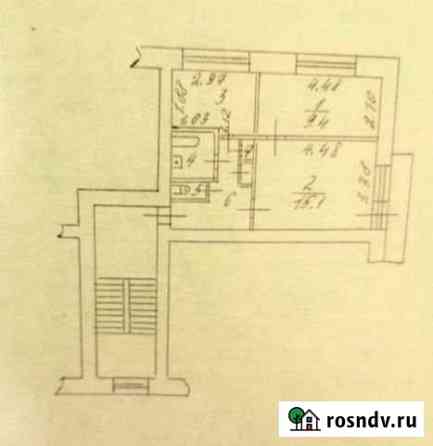 2-комнатная квартира, 39.6 м², 3/4 эт. на продажу в Вольгинском Вольгинский