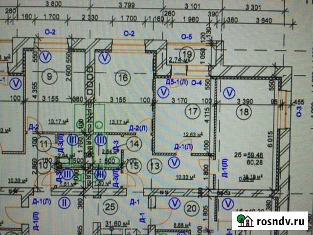 2-комнатная квартира, 60.2 м², 7/9 эт. на продажу в Тамбове Тамбов - изображение 1
