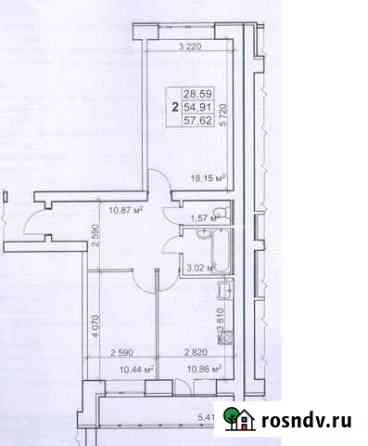 2-комнатная квартира, 57.6 м², 8/9 эт. на продажу в Нефтекамске Нефтекамск
