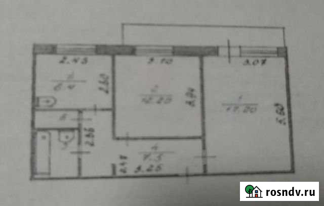 2-комнатная квартира, 48 м², 4/5 эт. на продажу в Сернуре Сернур - изображение 1