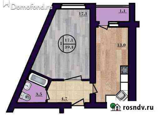 1-комнатная квартира, 41 м², 5/10 эт. на продажу в Нефтекамске Нефтекамск