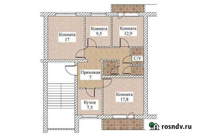 4-комнатная квартира, 80 м², 2/5 эт. на продажу в Ижевске Ижевск - изображение 1