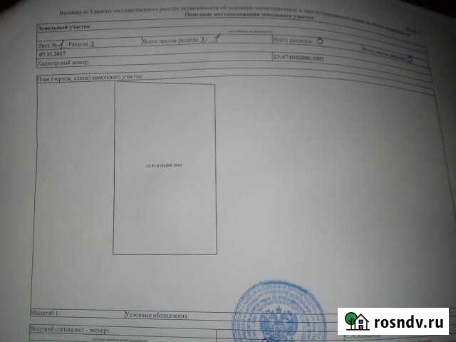 Участок СНТ, ДНП 10 сот. на продажу в Раевской Раевская - изображение 1