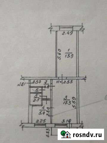 2-комнатная квартира, 45.2 м², 4/5 эт. на продажу в Осинниках Осинники - изображение 1