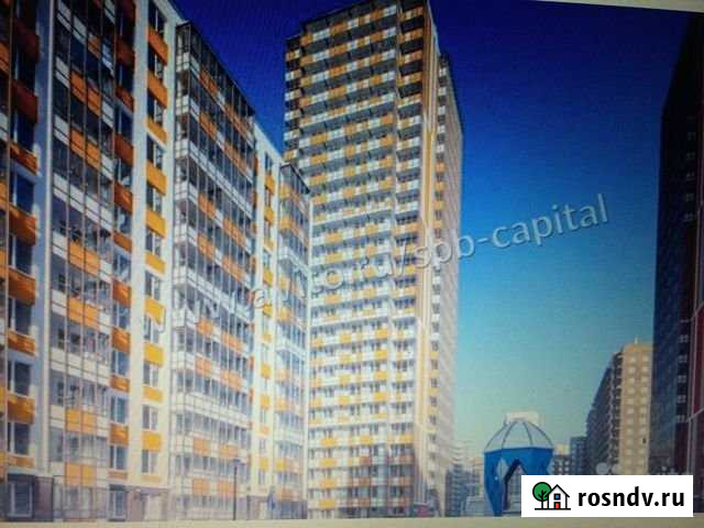 Квартира-студия, 25 м², 6/23 эт. в аренду на длительный срок в Кудрово Кудрово - изображение 1