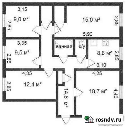 5-комнатная квартира, 95.2 м², 1/10 эт. на продажу в Красноярске Красноярск