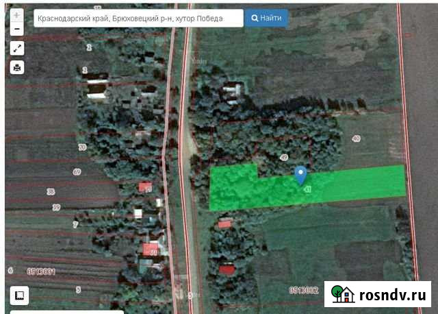 Участок ИЖС 50 сот. на продажу в Брюховецкой Брюховецкая - изображение 1