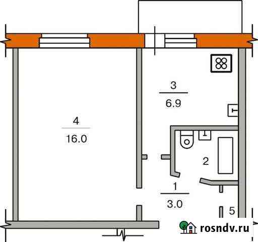 1-комнатная квартира, 29 м², 3/9 эт. в аренду на длительный срок в Ижевске Ижевск
