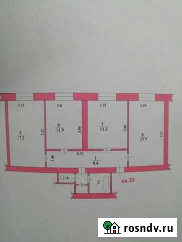 3-комнатная квартира, 75 м², 5/6 эт. на продажу во Фролово Фролово - изображение 1