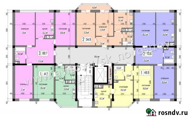 2-комнатная квартира, 73.6 м², 7/10 эт. на продажу в Нальчике Нальчик - изображение 1