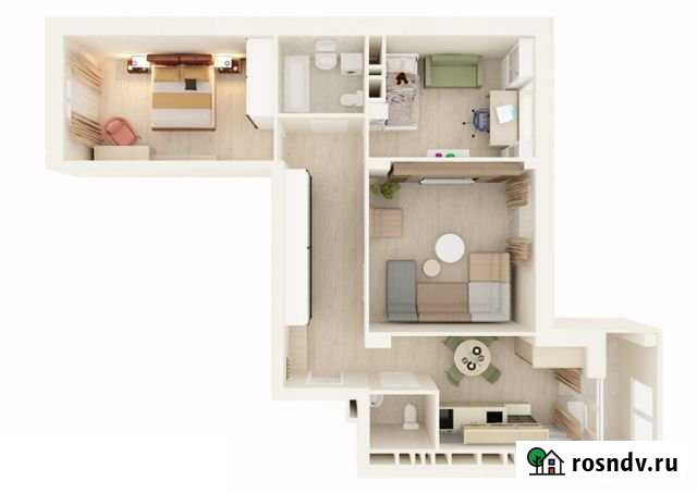 3-комнатная квартира, 80 м², 1/22 эт. на продажу в Челябинске Челябинск - изображение 1