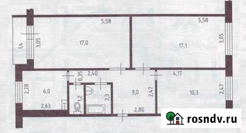 Комната 17 м² в 3-ком. кв., 3/5 эт. на продажу в Тольятти Тольятти - изображение 1