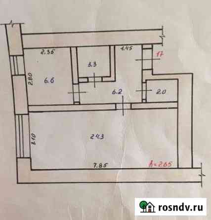 1-комнатная квартира, 42 м², 5/9 эт. на продажу в Стрежевом Стрежевой