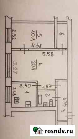 2-комнатная квартира, 46 м², 1/1 эт. в аренду на длительный срок в Великом Новгороде Великий Новгород