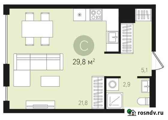 Квартира-студия, 32 м², 5/10 эт. на продажу в Екатеринбурге Екатеринбург