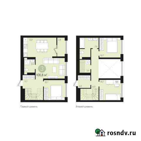 3-комнатная квартира, 106.8 м², 9/10 эт. на продажу в Сургуте Ханты-Мансийского АО Сургут