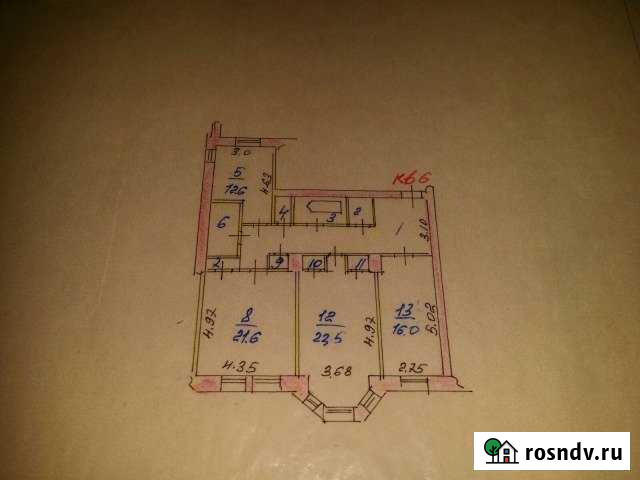 3-комнатная квартира, 105 м², 2/3 эт. на продажу в Тейково Тейково - изображение 1