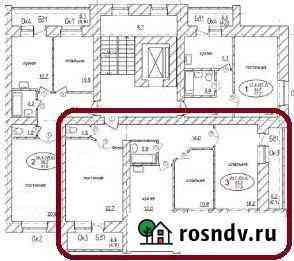 3-комнатная квартира, 88.7 м², 4/9 эт. на продажу в Благовещенске Амурской области Благовещенск