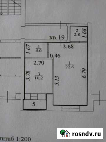 1-комнатная квартира, 43 м², 1/3 эт. на продажу в Емельяново Емельяново - изображение 1