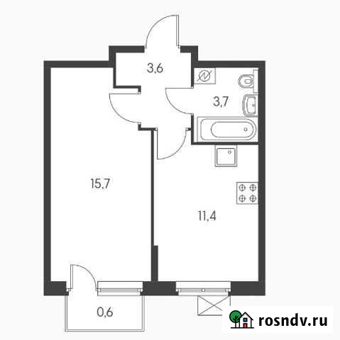 1-комнатная квартира, 36.9 м², 9/9 эт. на продажу в Обнинске Обнинск - изображение 1