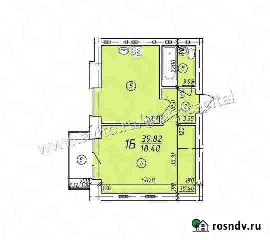 1-комнатная квартира, 39.8 м², 2/3 эт. на продажу в Ульяновске Ульяновск