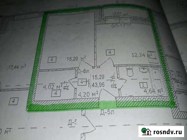 1-комнатная квартира, 43 м², 10/10 эт. на продажу в Бору Бор - изображение 1