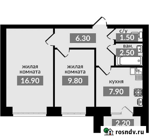 2-комнатная квартира, 47.3 м², 4/4 эт. на продажу в Михайловске Ставропольского края Михайловск - изображение 1