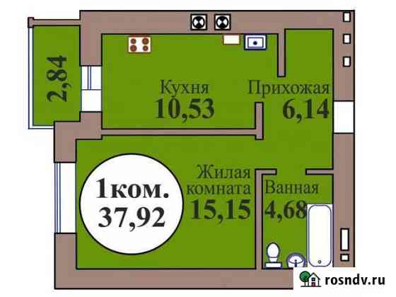 1-комнатная квартира, 38.2 м², 8/12 эт. на продажу в Васильково Васильково