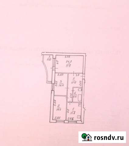 3-комнатная квартира, 87.4 м², 2/4 эт. на продажу в Ишимбае Ишимбай - изображение 1