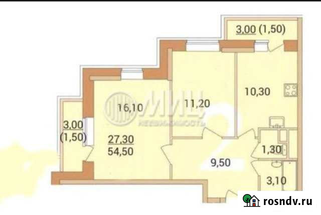 2-комнатная квартира, 54 м², 5/9 эт. на продажу в Химках Химки - изображение 1
