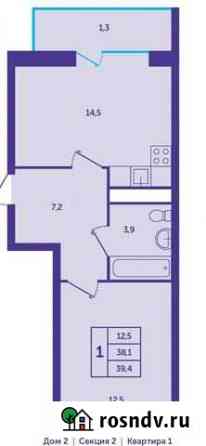 1-комнатная квартира, 39.4 м², 9/12 эт. на продажу в Красногорске Московской области Красногорск
