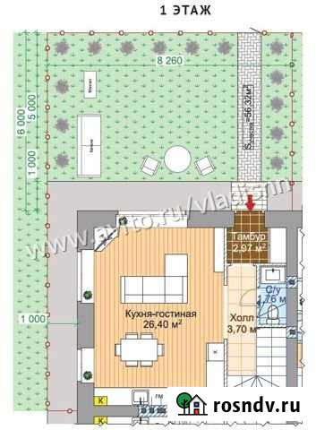 Таунхаус 100 м² на участке 3 сот. на продажу в Нижнем Новгороде Нижний Новгород - изображение 1