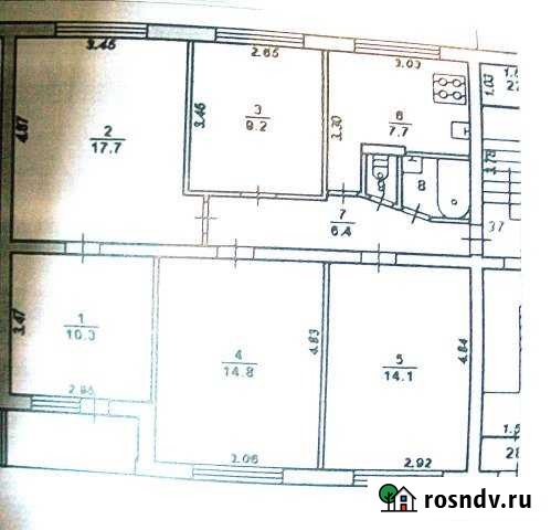 5-комнатная квартира, 80 м², 1/9 эт. на продажу в Воронеже Воронеж - изображение 1