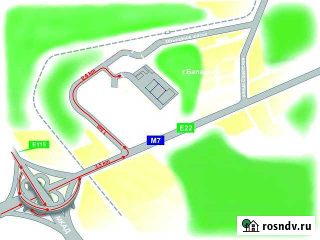Участок промназначения 160 сот. в аренду в Балашихе Балашиха - изображение 1