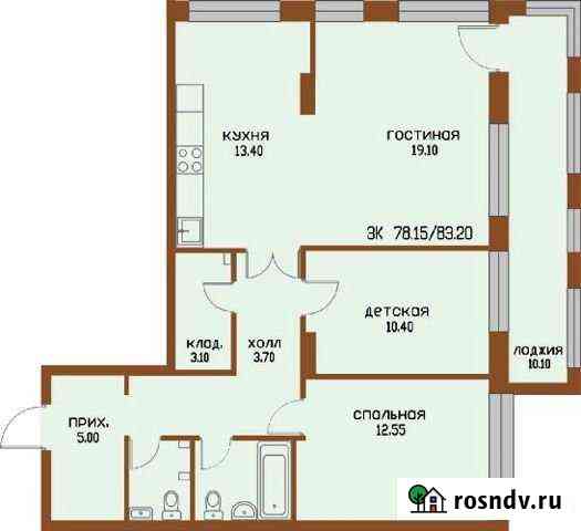 3-комнатная квартира, 83 м², 4/16 эт. на продажу в Перми Пермь