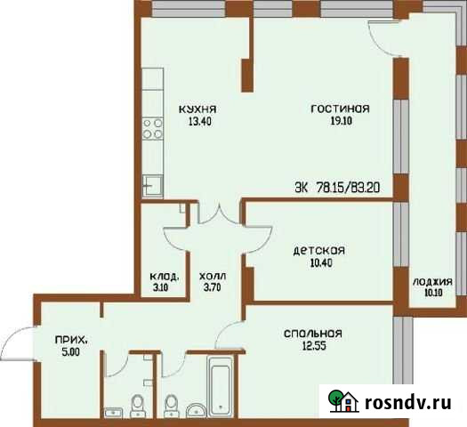 3-комнатная квартира, 83 м², 4/16 эт. на продажу в Перми Пермь - изображение 1