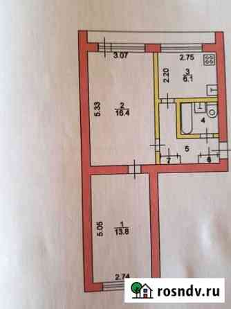 2-комнатная квартира, 44 м², 4/4 эт. на продажу в Волге Волга