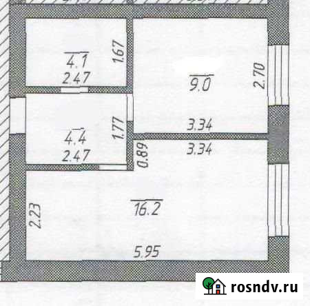 1-комнатная квартира, 33.7 м², 2/3 эт. на продажу в Ставрополе Ставрополь - изображение 1